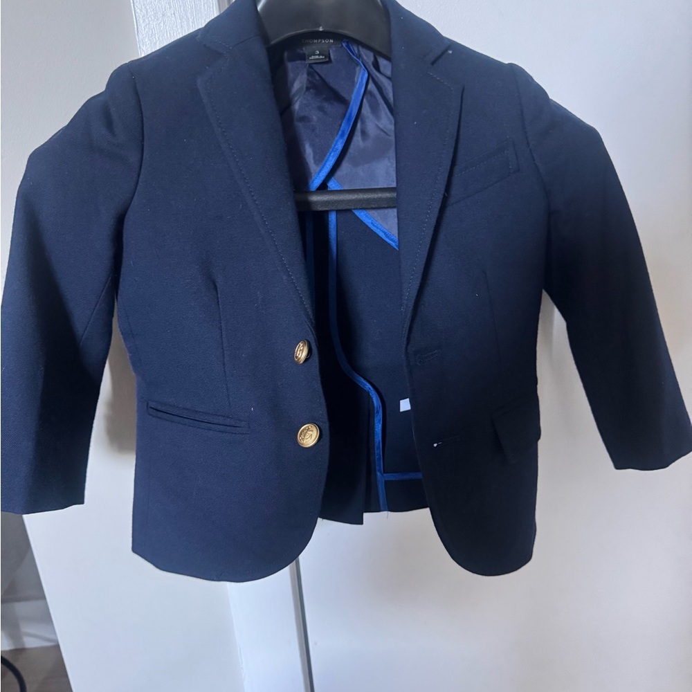 J crew toddler Navy Blazer with Gold Buttons